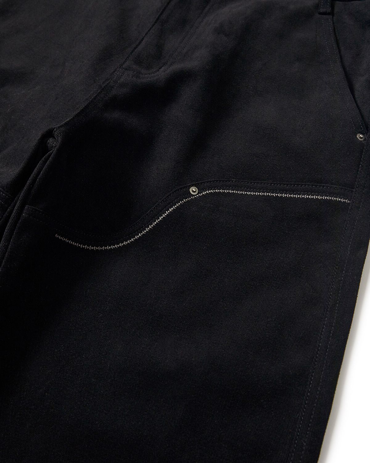 카락터(KARACTOR) Western boots cut work pants / Black