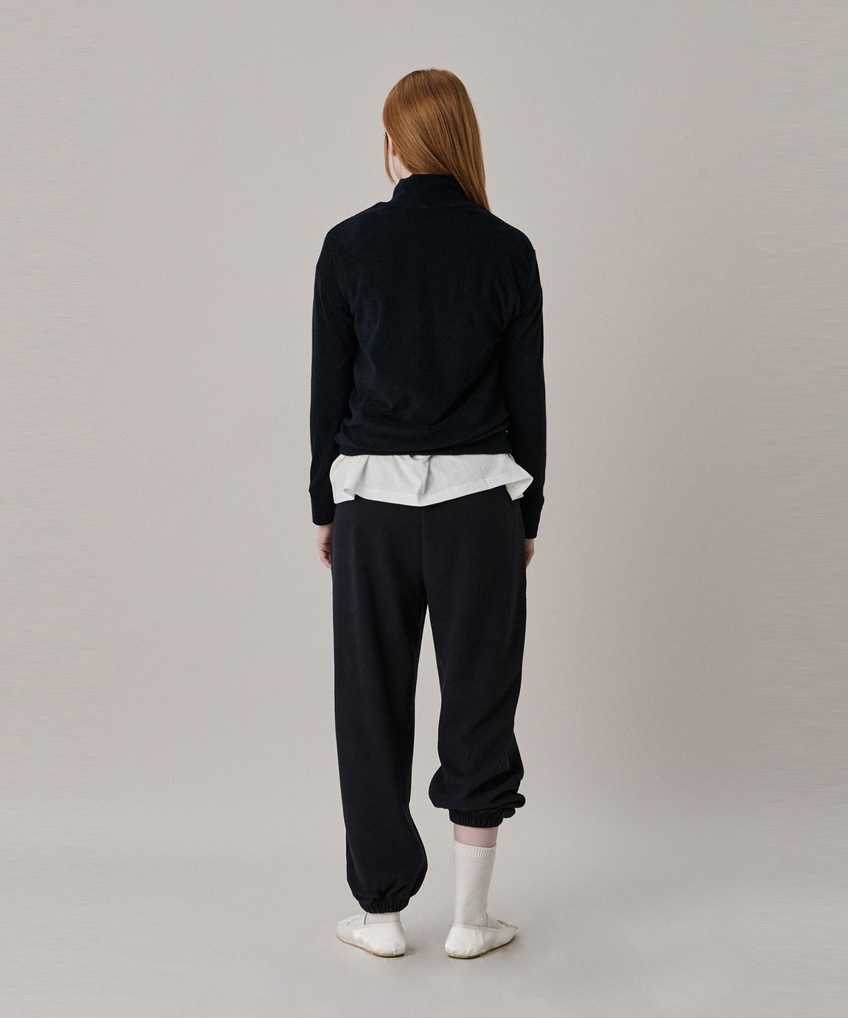 준준스페이스(JUNEJUNE SPACE) Soft Jogger Pants_Navy (소프트 조거 팬츠_네이비)