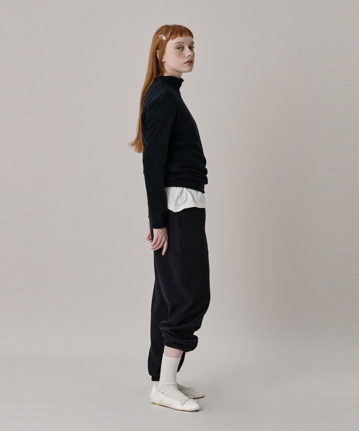 준준스페이스(JUNEJUNE SPACE) Soft Jogger Pants_Navy (소프트 조거 팬츠_네이비)