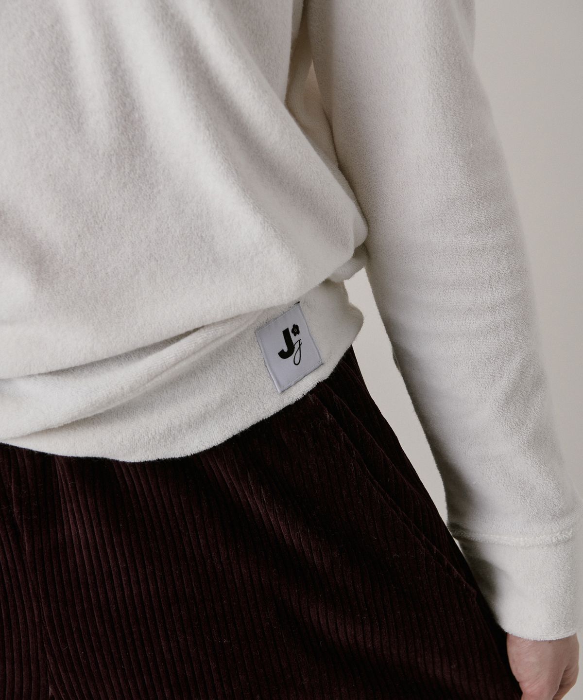 준준스페이스(JUNEJUNE SPACE) 24 Two Tone Velour Pants_Burgundy (24 투 톤 벨루어 팬츠_버건디)