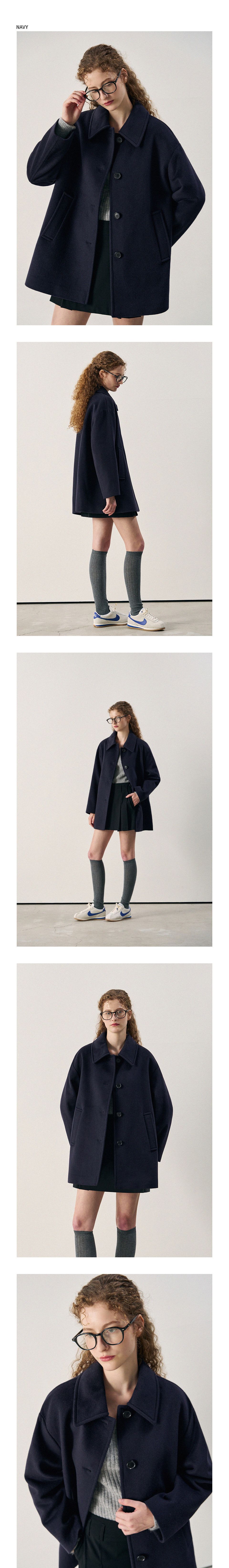 MUSINSA公式 | DRAWFIT WOMEN ソフトカシミヤオーバーサイズハーフ