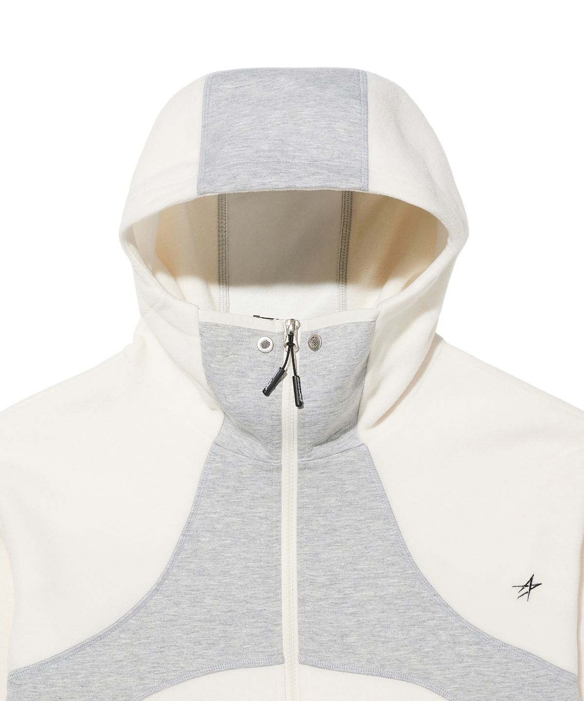 록히드마틴(LOCKHEED MARTIN) BLOCKING POLARTEC HOOD FULL-ZIP (IVORY)