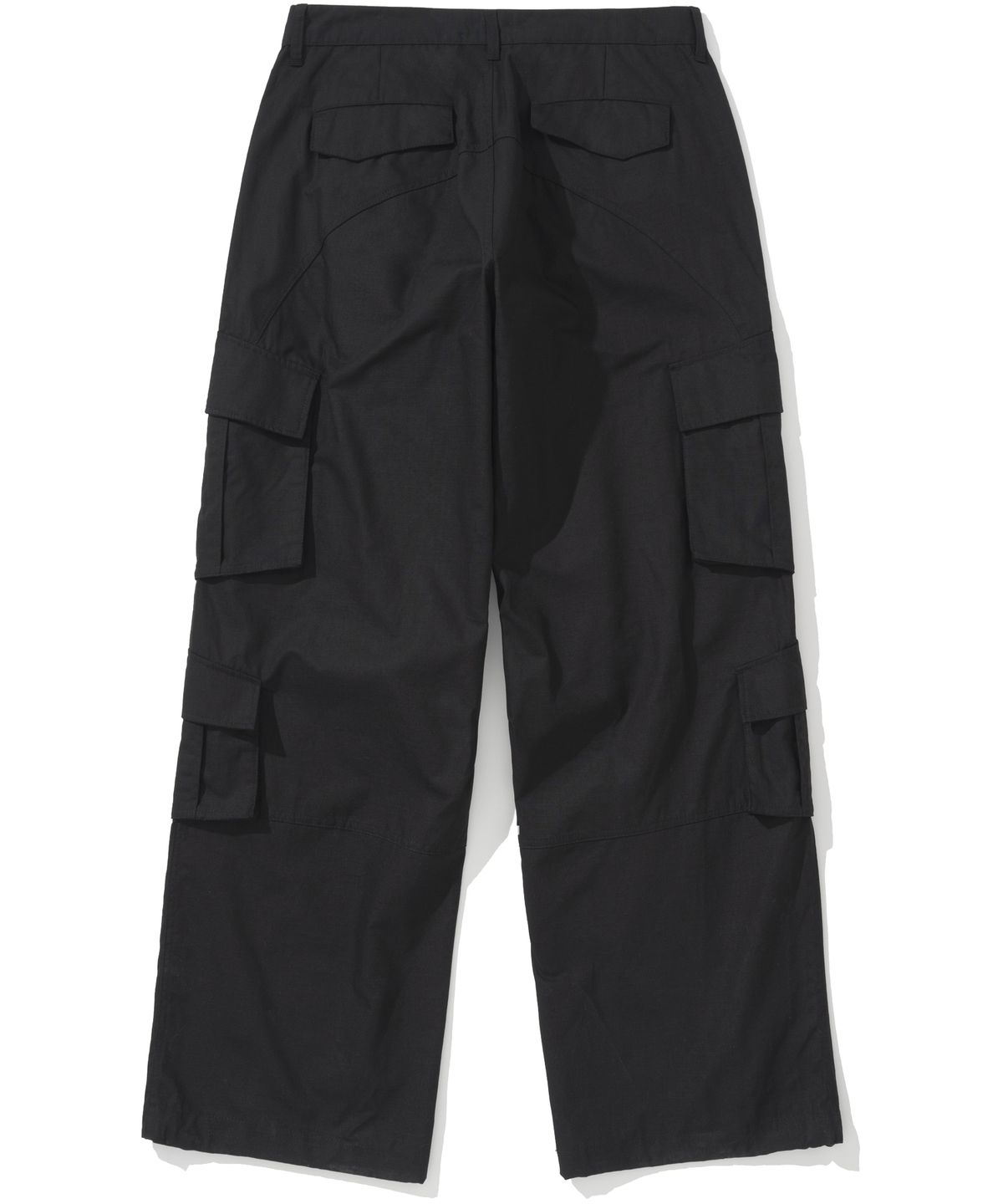 낫포너드(NOT4NERD) Ripstop Multi Pocket Semi Wide Pants - Black