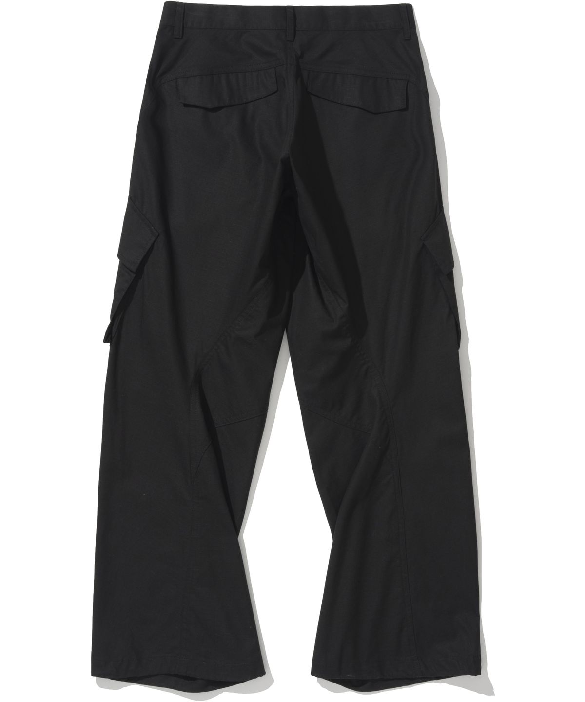 낫포너드(NOT4NERD) Ripstop Flare Fit Cargo Pants - Black