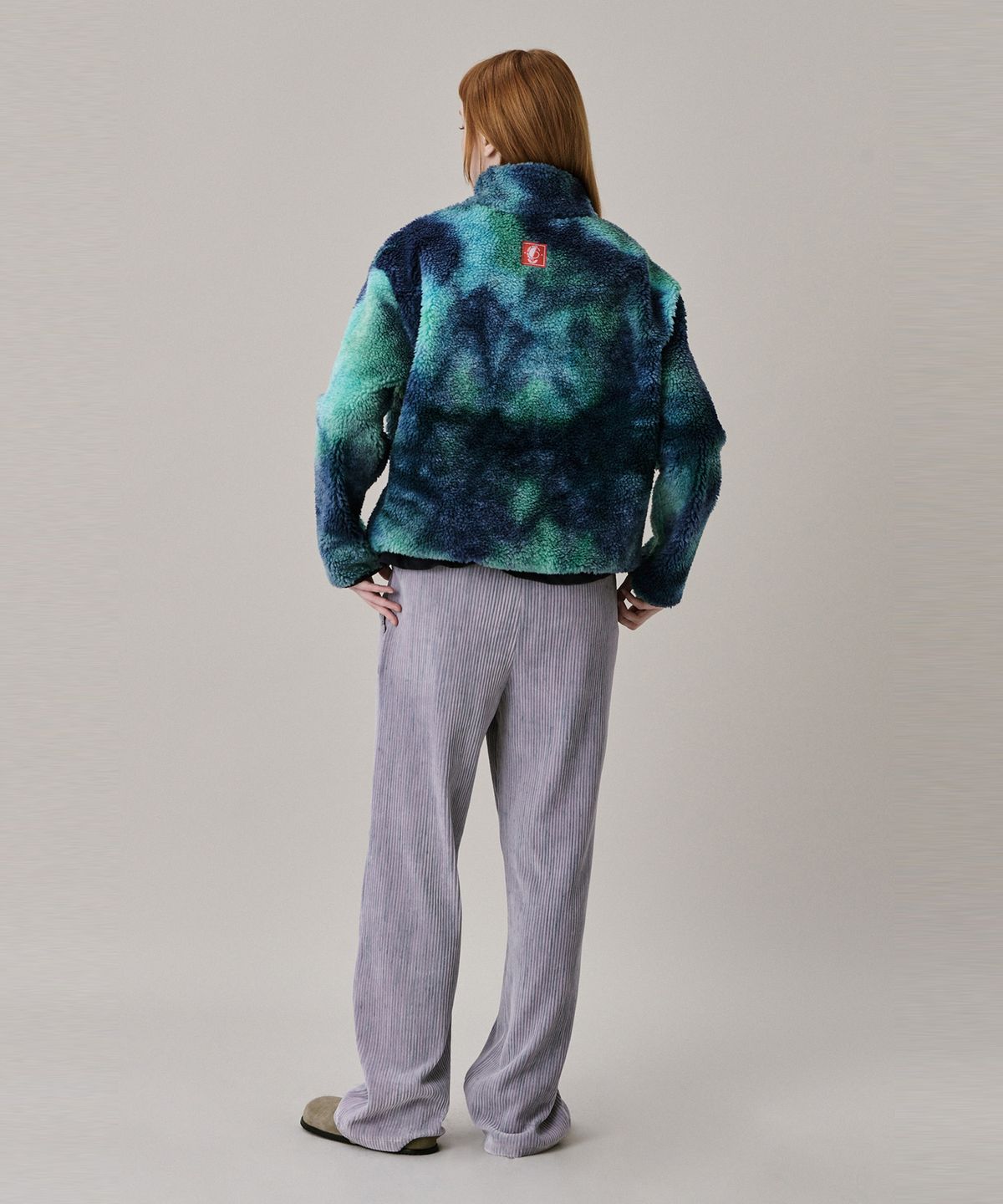 준준스페이스(JUNEJUNE SPACE) 24 Shearing Half Zip-up_Blue (24 시어링 하프 집업_블루)