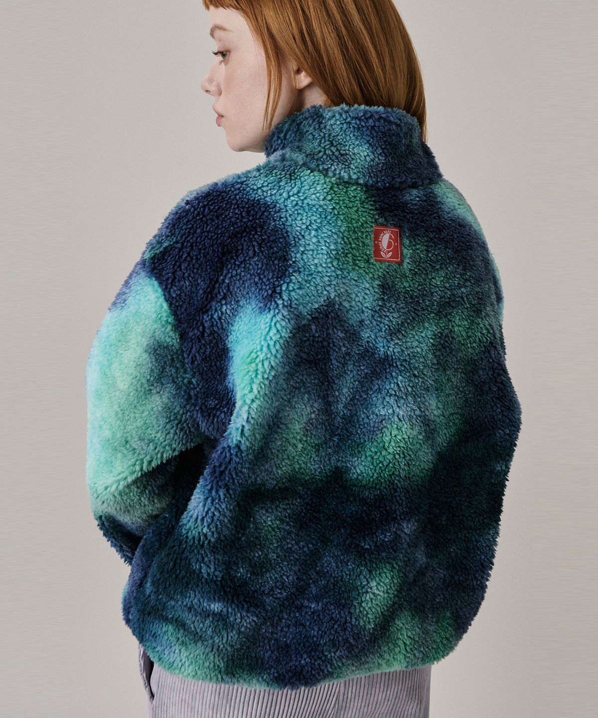 준준스페이스(JUNEJUNE SPACE) 24 Shearing Half Zip-up_Blue (24 시어링 하프 집업_블루)