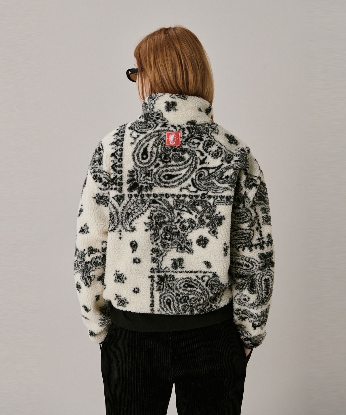 준준스페이스(JUNEJUNE SPACE) 24 Shearing Half Zip-up_Cream (24 시어링 하프 집업_크림)