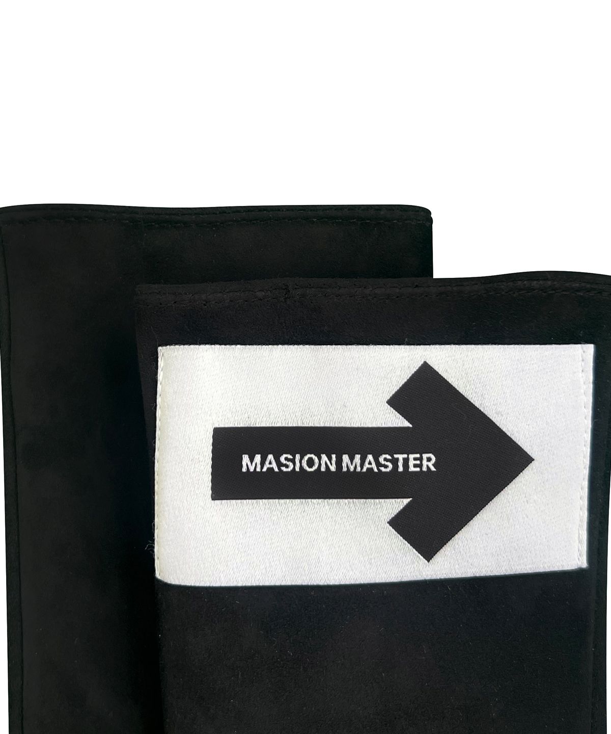 메종마스터(MAISON MASTER) 스웨이드 가죽 장갑 여성 블랙