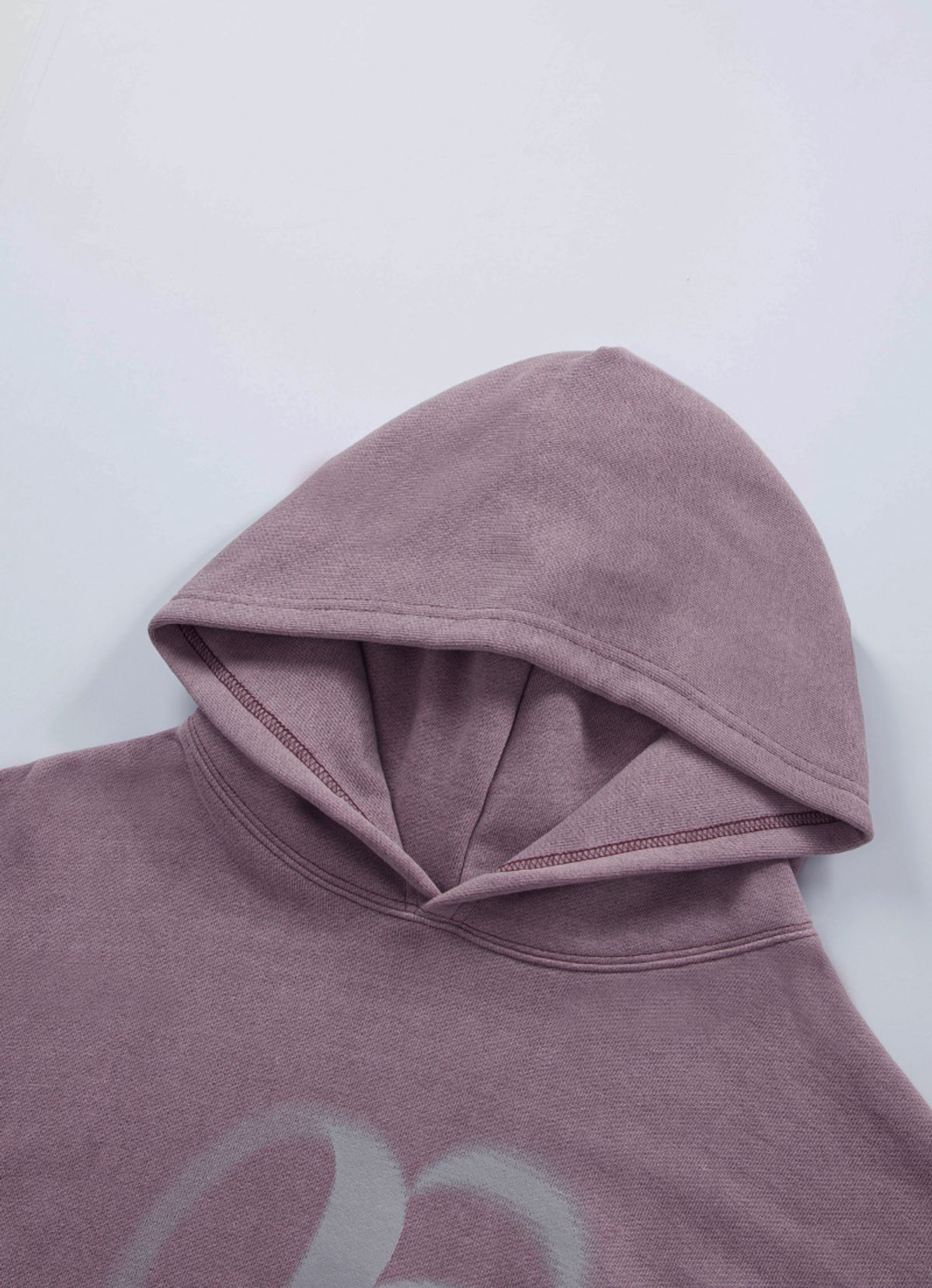 애즈온(ASON) PIGMENT WASHING HOODIE / PURPLE