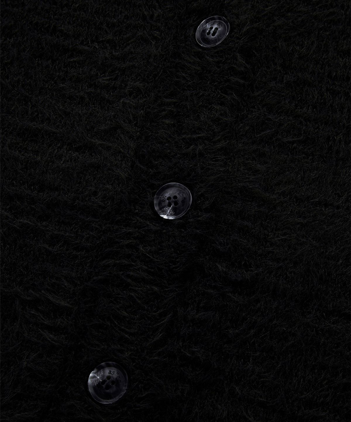 애즈온(ASON) LUCA TIE CARDIGAN / BLACK