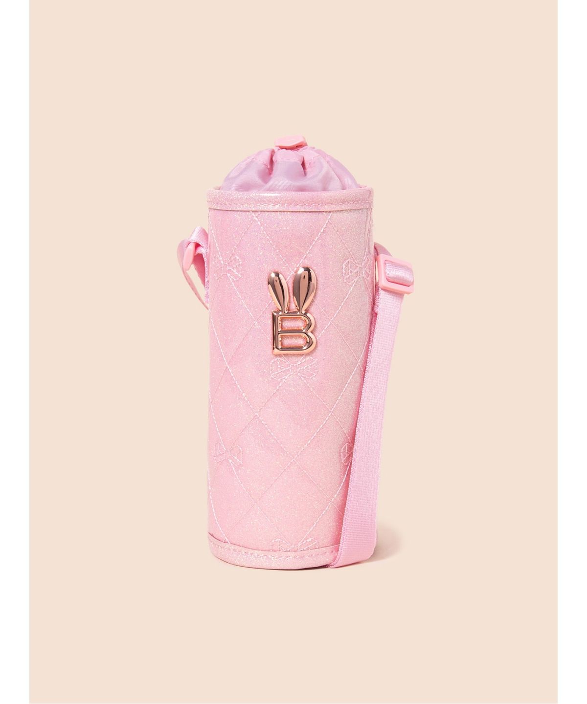 빈폴 키즈(BEANPOLE KIDS) 리본 퀼팅 여아 물병 크로스백  핑크 (BI51D2G21X)
