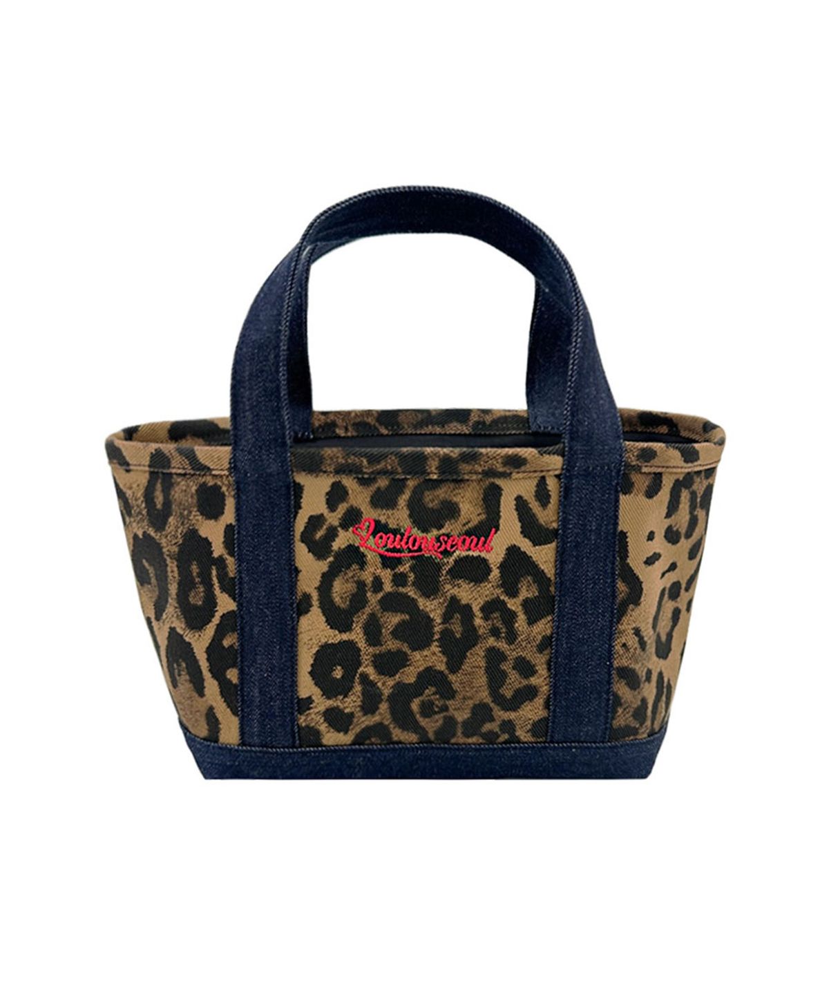 루루서울(LOULOUSEOUL) Love Leopard Tote Bag (Brown)