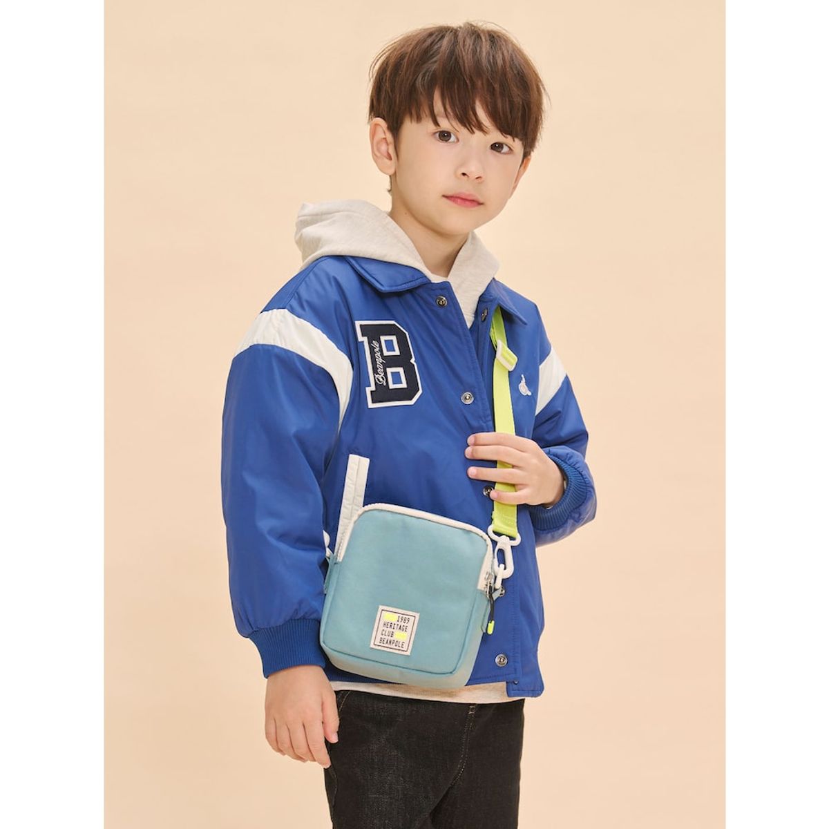 빈폴 키즈(BEANPOLE KIDS) 3WAY 물병 크로스백  라이트 그린 (BI51D2U55L)