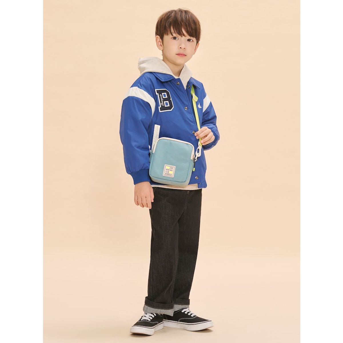 빈폴 키즈(BEANPOLE KIDS) 3WAY 물병 크로스백  라이트 그린 (BI51D2U55L)