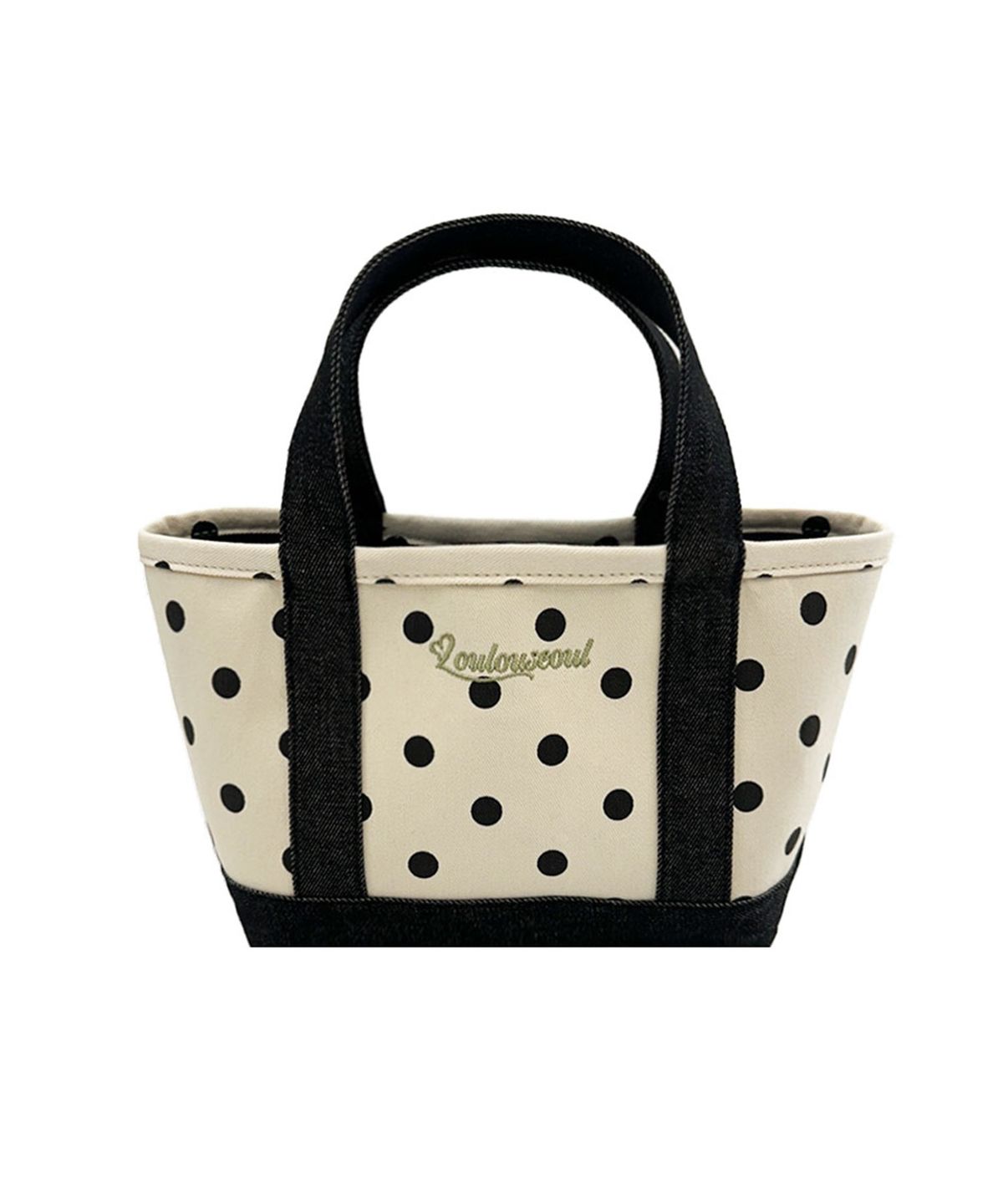 루루서울(LOULOUSEOUL) Love Dot Tote Bag (Ivory)