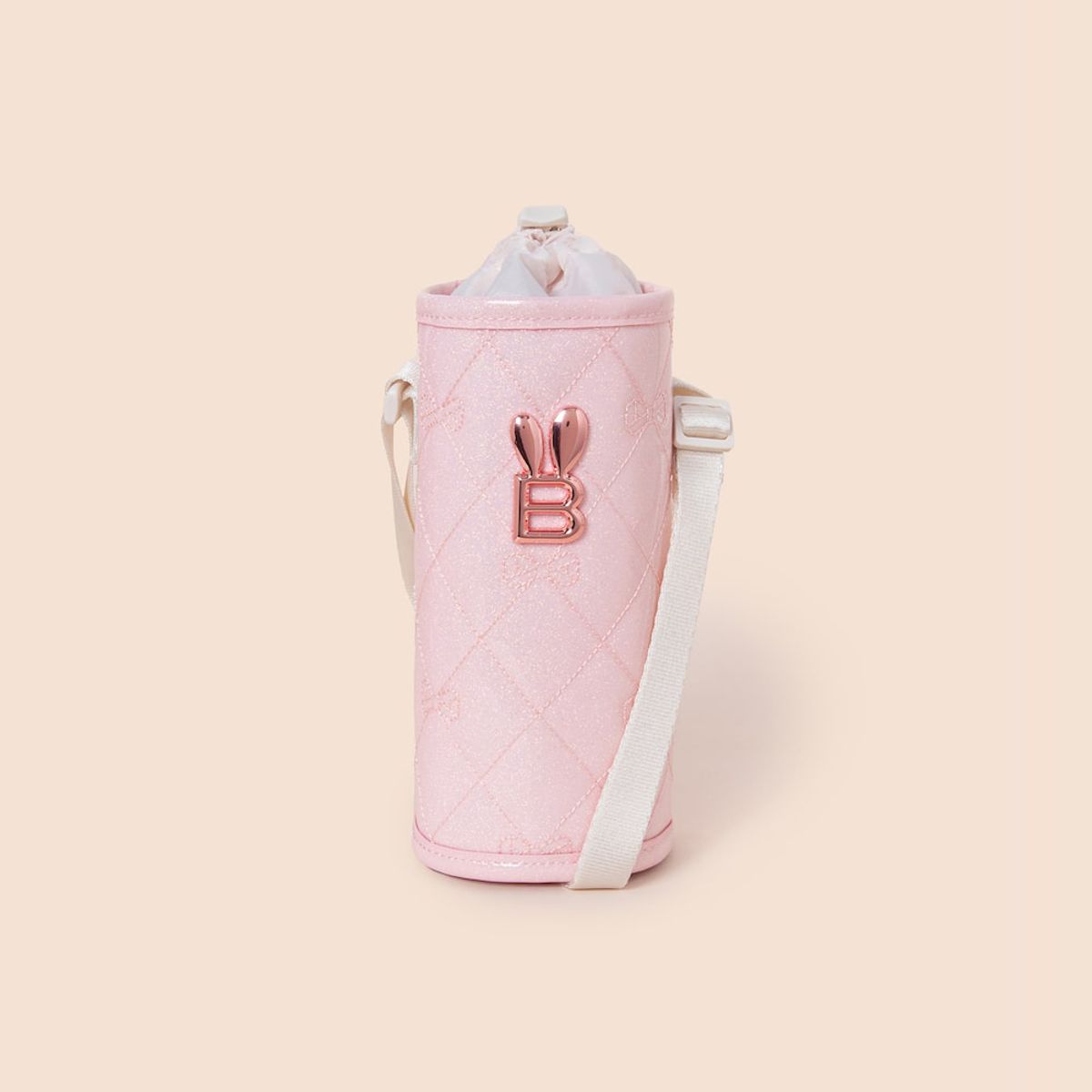 빈폴 키즈(BEANPOLE KIDS) 리본 퀼팅 여아 물병 크로스백  아이보리 (BI51D2G210)