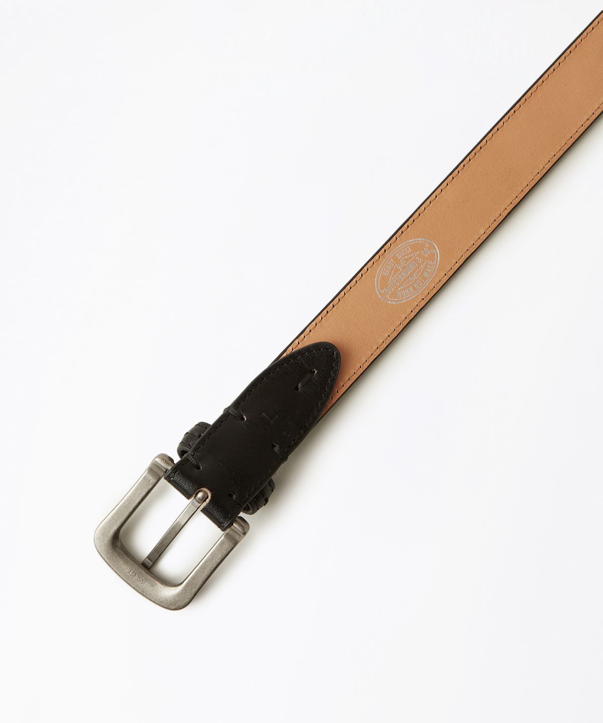 아웃스탠딩(OUTSTANDING) OSTD STITCH CRAFTED BELT_BLACK