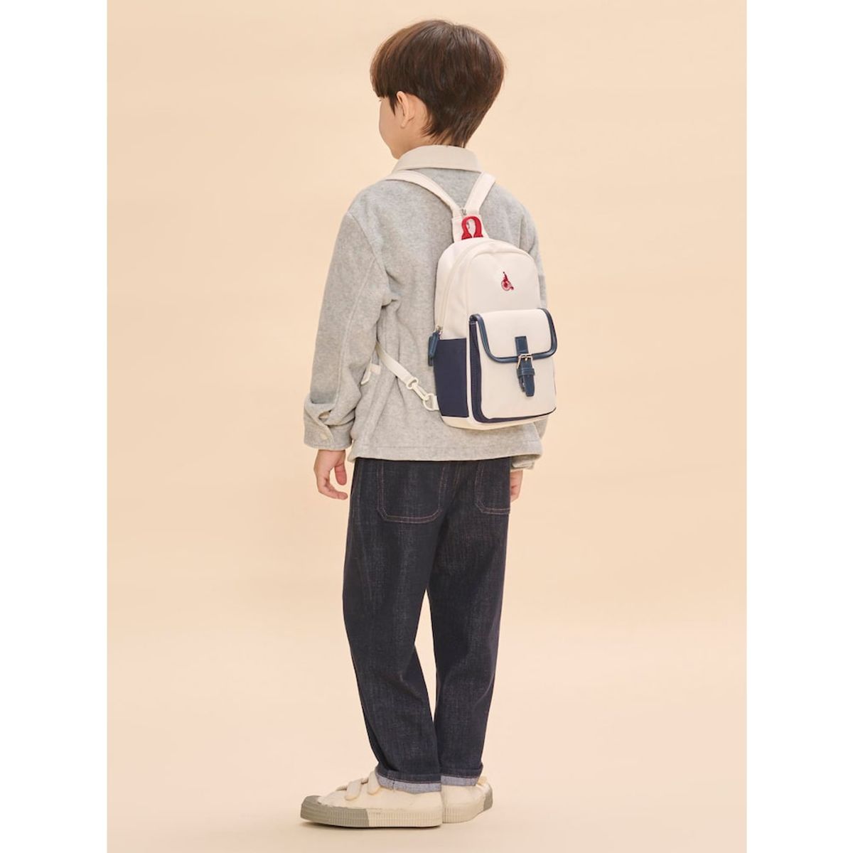 빈폴 키즈(BEANPOLE KIDS) 솔리드 시그니처 슬링백  아이보리 (BI51D2U230)