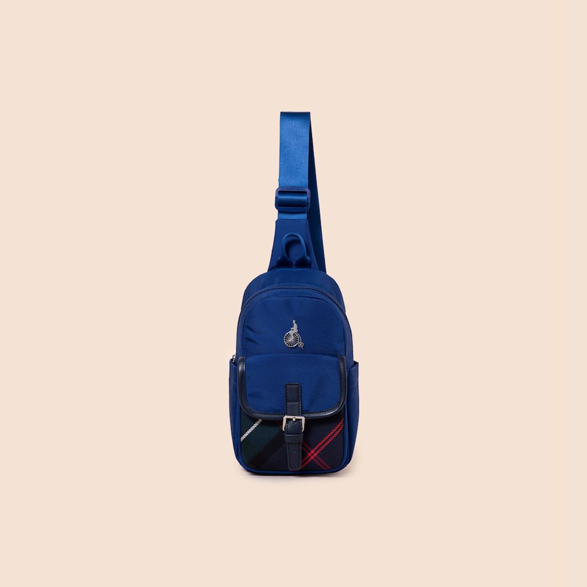 빈폴 키즈(BEANPOLE KIDS) 코어 체크 슬링백  블루 (BI51D2U22P)