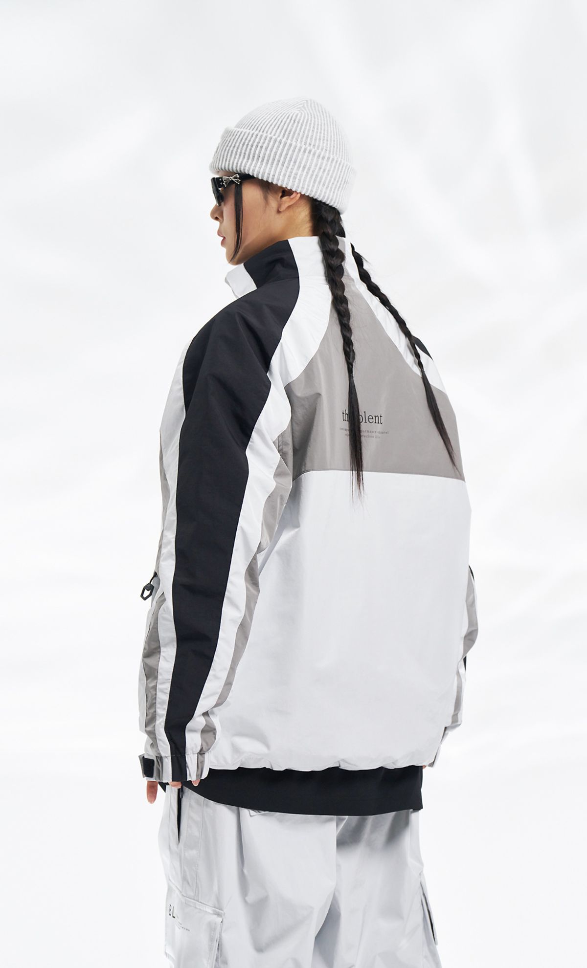 블렌트(BLENT) 2425 Wip Anorak - White