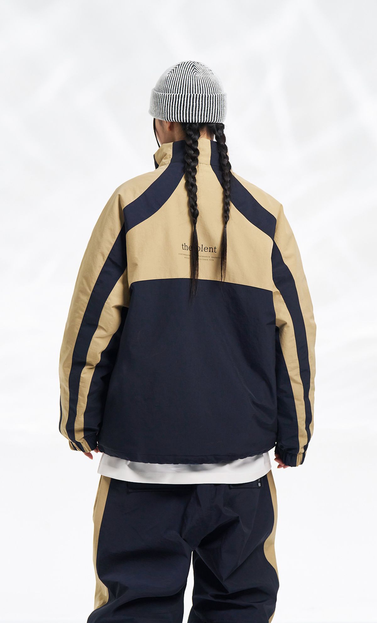 블렌트(BLENT) 2425 Wip Anorak - Navy