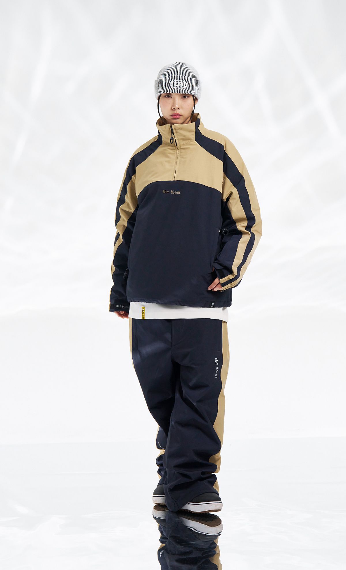 블렌트(BLENT) 2425 Wip Anorak - Navy