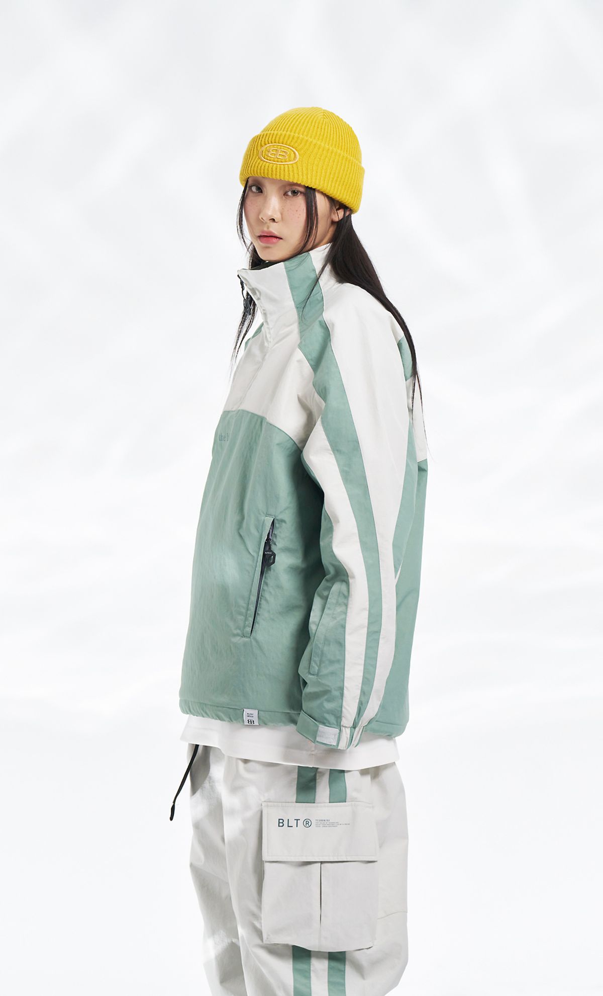 블렌트(BLENT) 2425 Wip Anorak - Haze
