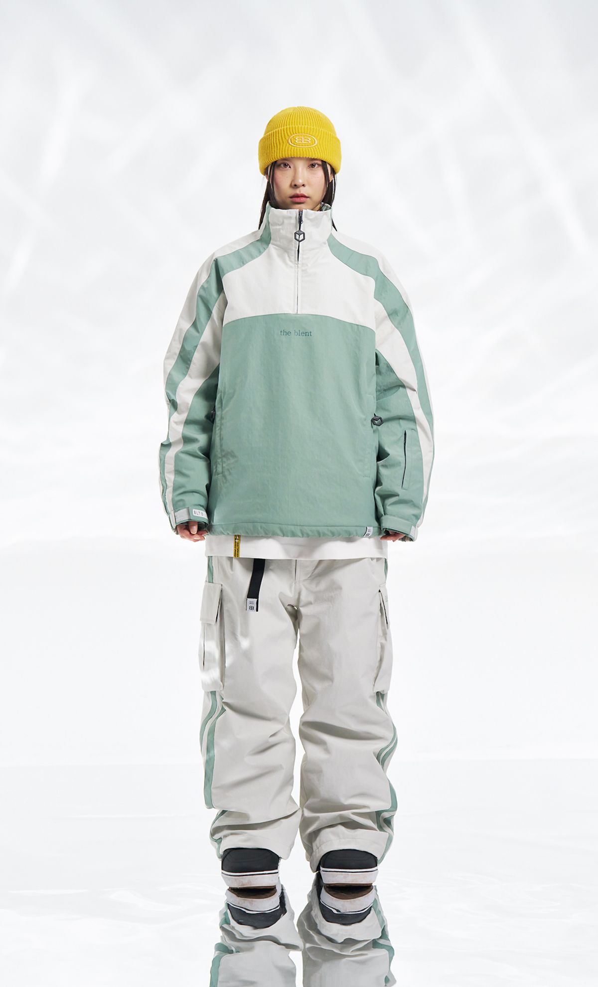블렌트(BLENT) 2425 Wip Anorak - Haze