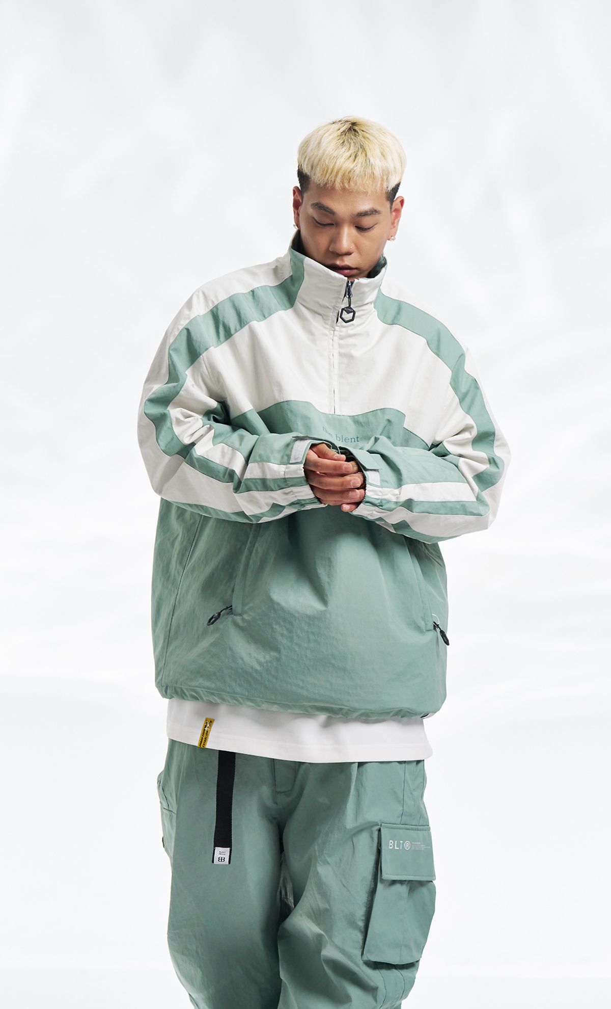 블렌트(BLENT) 2425 Wip Anorak - Haze