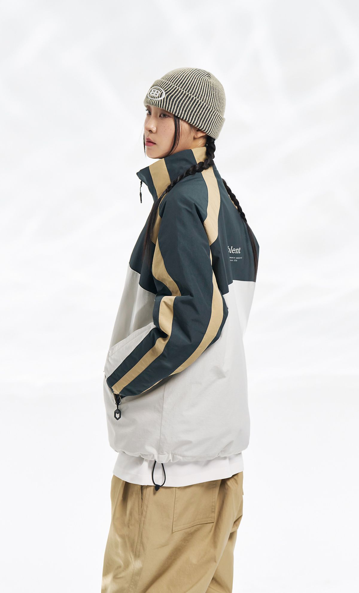 블렌트(BLENT) 2425 Wip Anorak - Combu