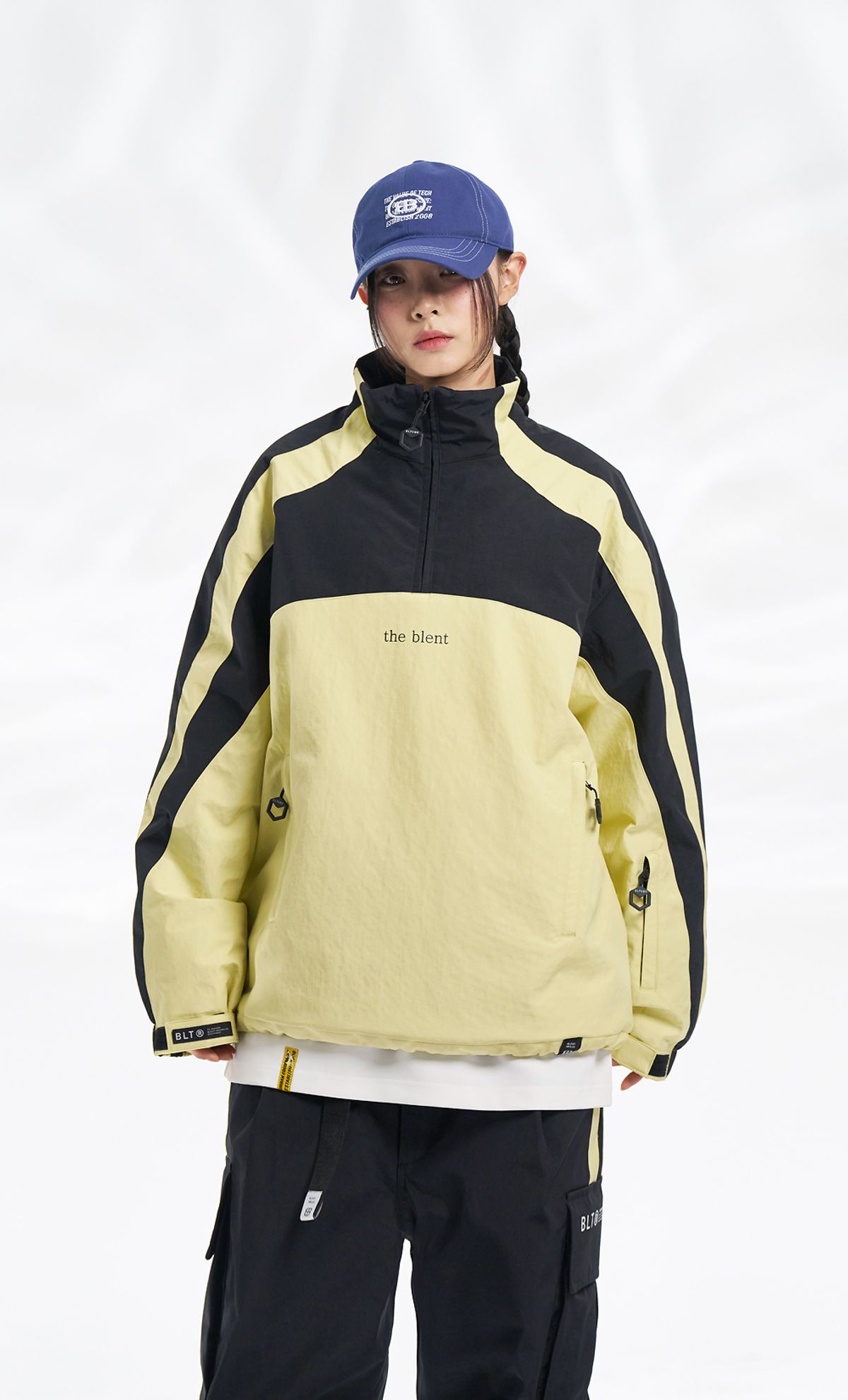 블렌트(BLENT) 2425 Wip Anorak - Citron