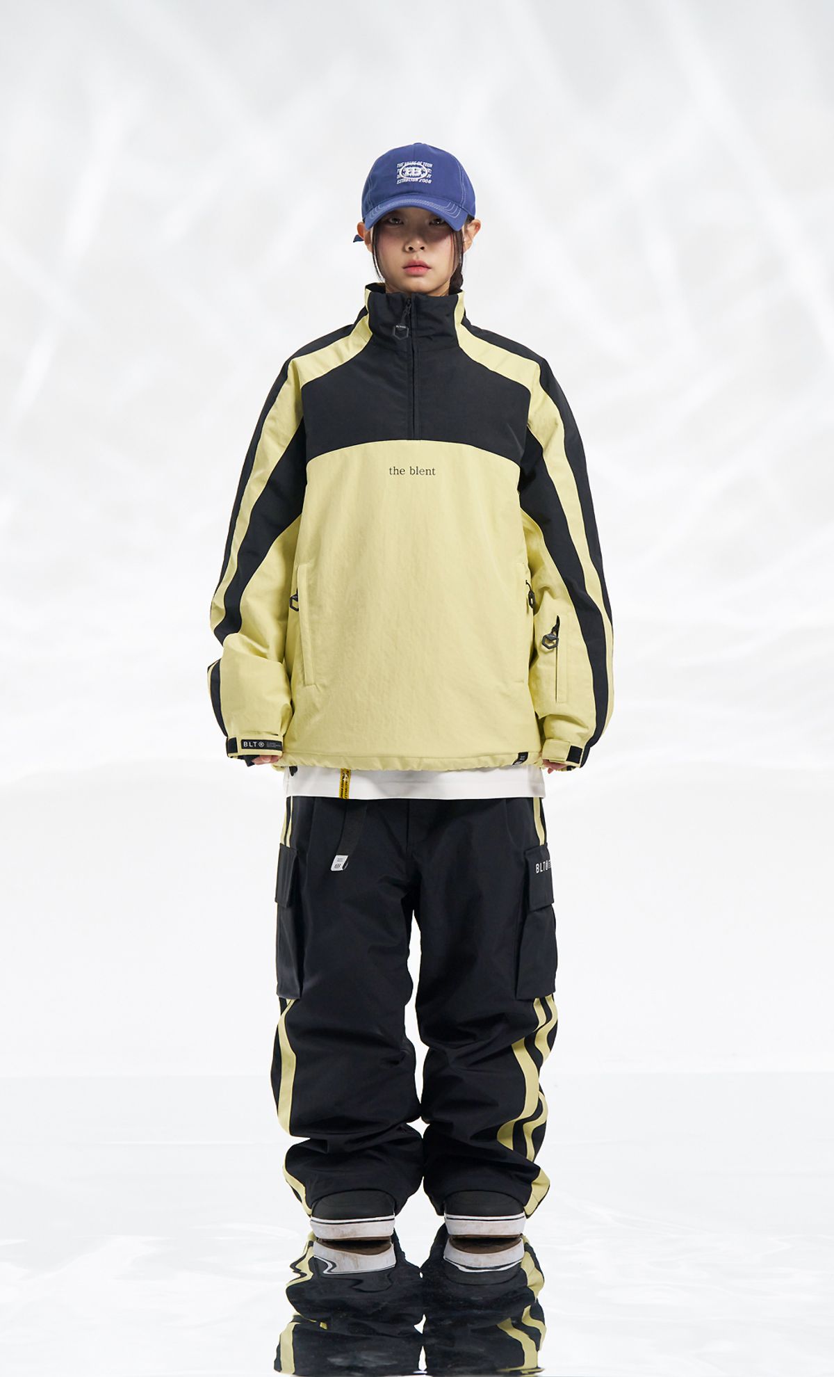 블렌트(BLENT) 2425 Wip Anorak - Citron