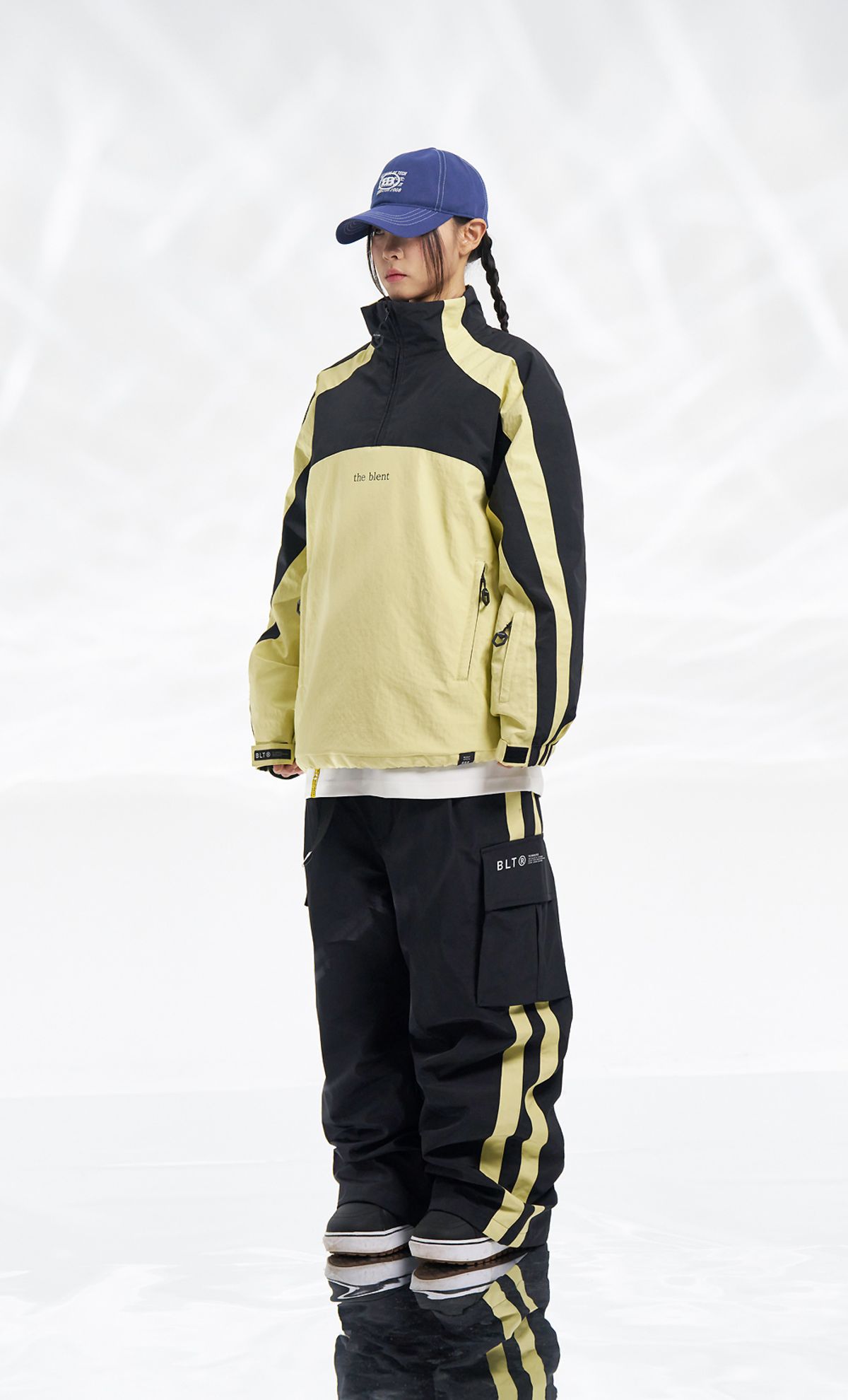 블렌트(BLENT) 2425 Wip Anorak - Citron