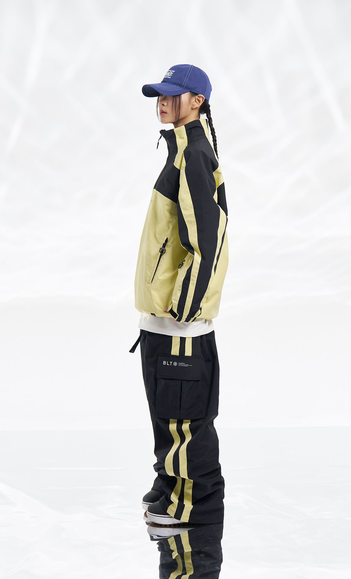 블렌트(BLENT) 2425 Wip Anorak - Citron
