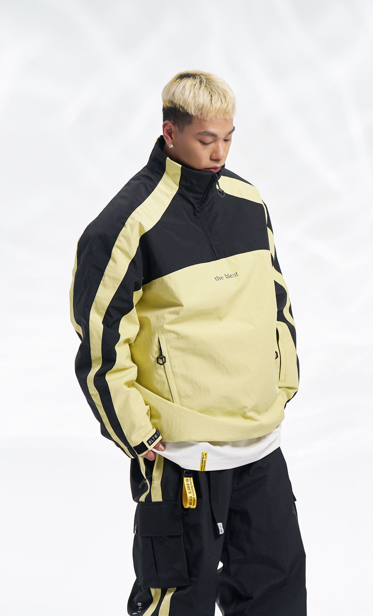 블렌트(BLENT) 2425 Wip Anorak - Citron