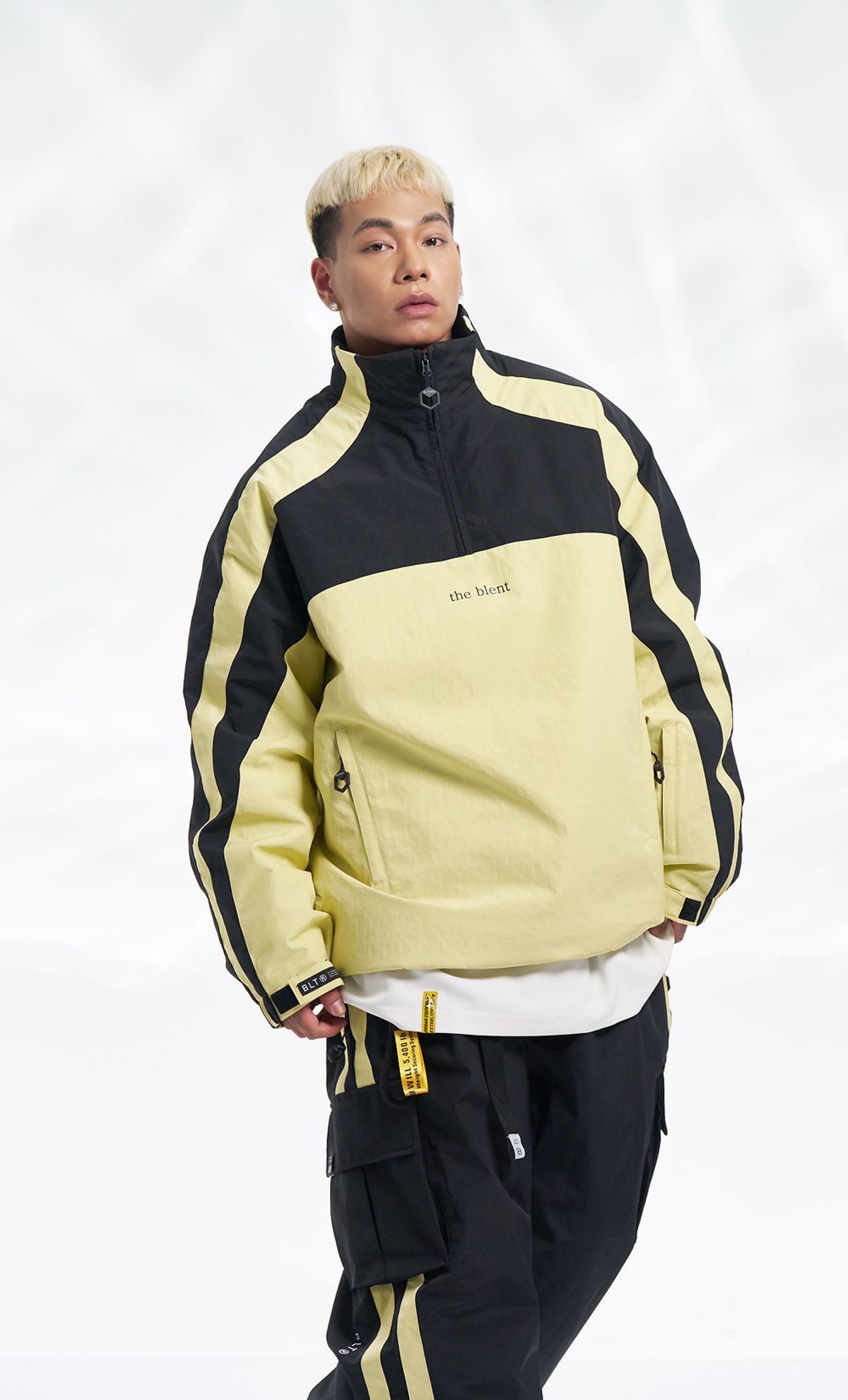 블렌트(BLENT) 2425 Wip Anorak - Citron
