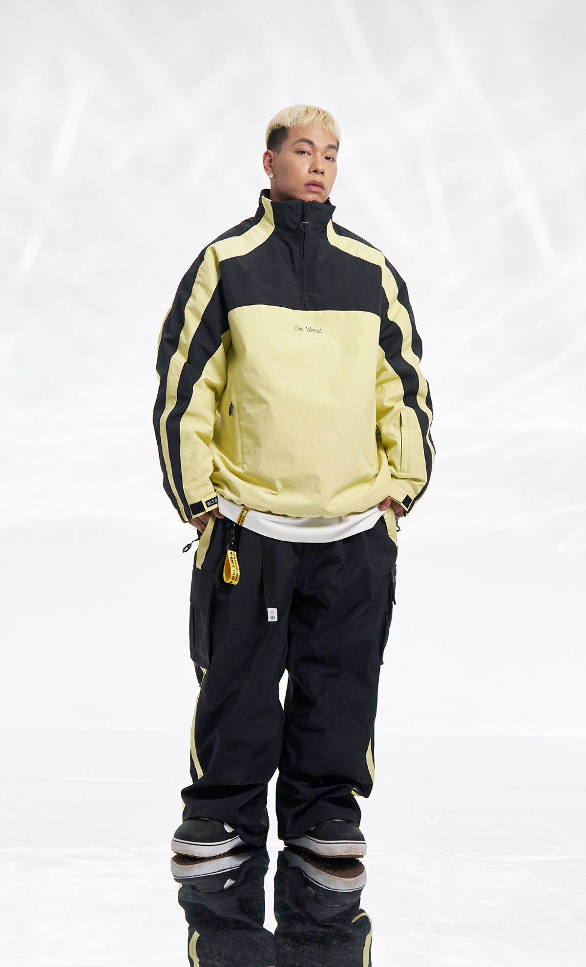 블렌트(BLENT) 2425 Wip Anorak - Citron