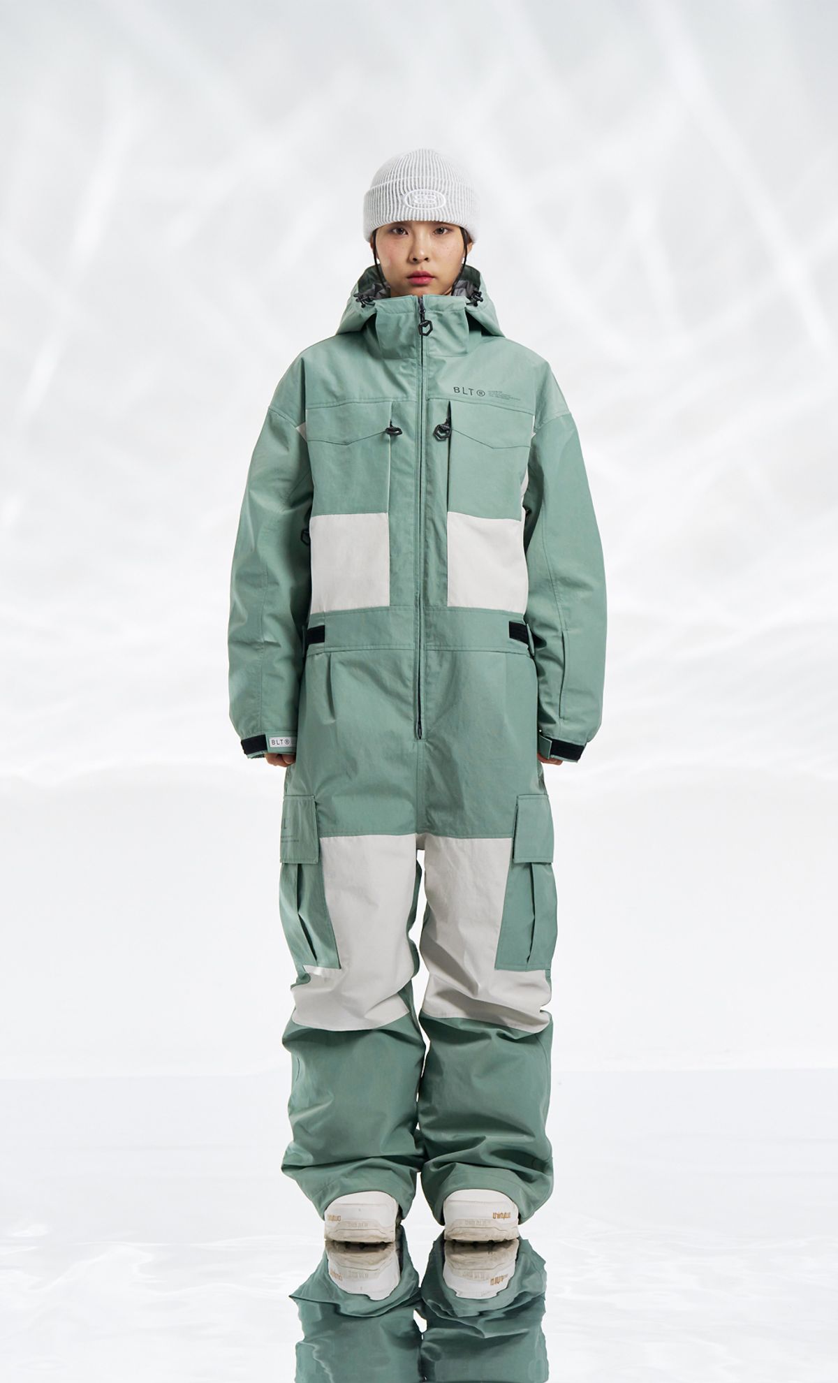 블렌트(BLENT) 2425 Halo Jumpsuit - Haze