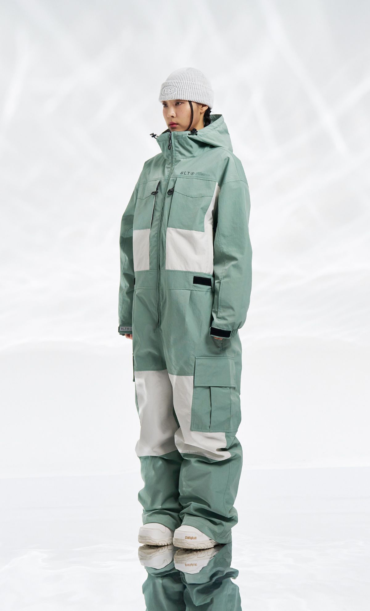 블렌트(BLENT) 2425 Halo Jumpsuit - Haze
