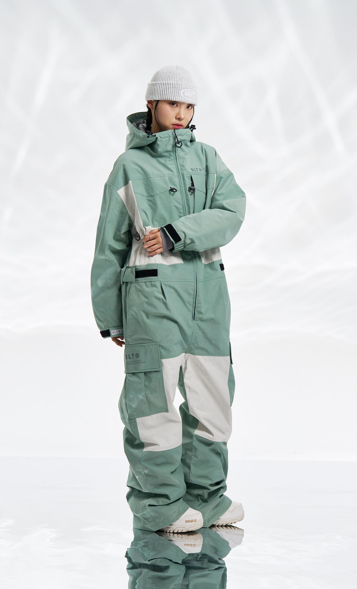 블렌트(BLENT) 2425 Halo Jumpsuit - Haze