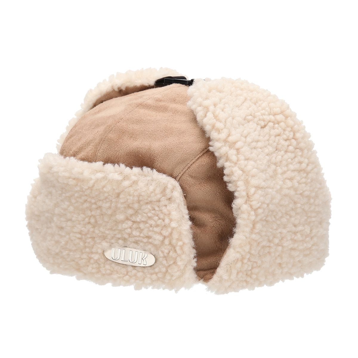 유룩(ULUK) 에션셜 스웨이드 양털 트루퍼햇_Beige