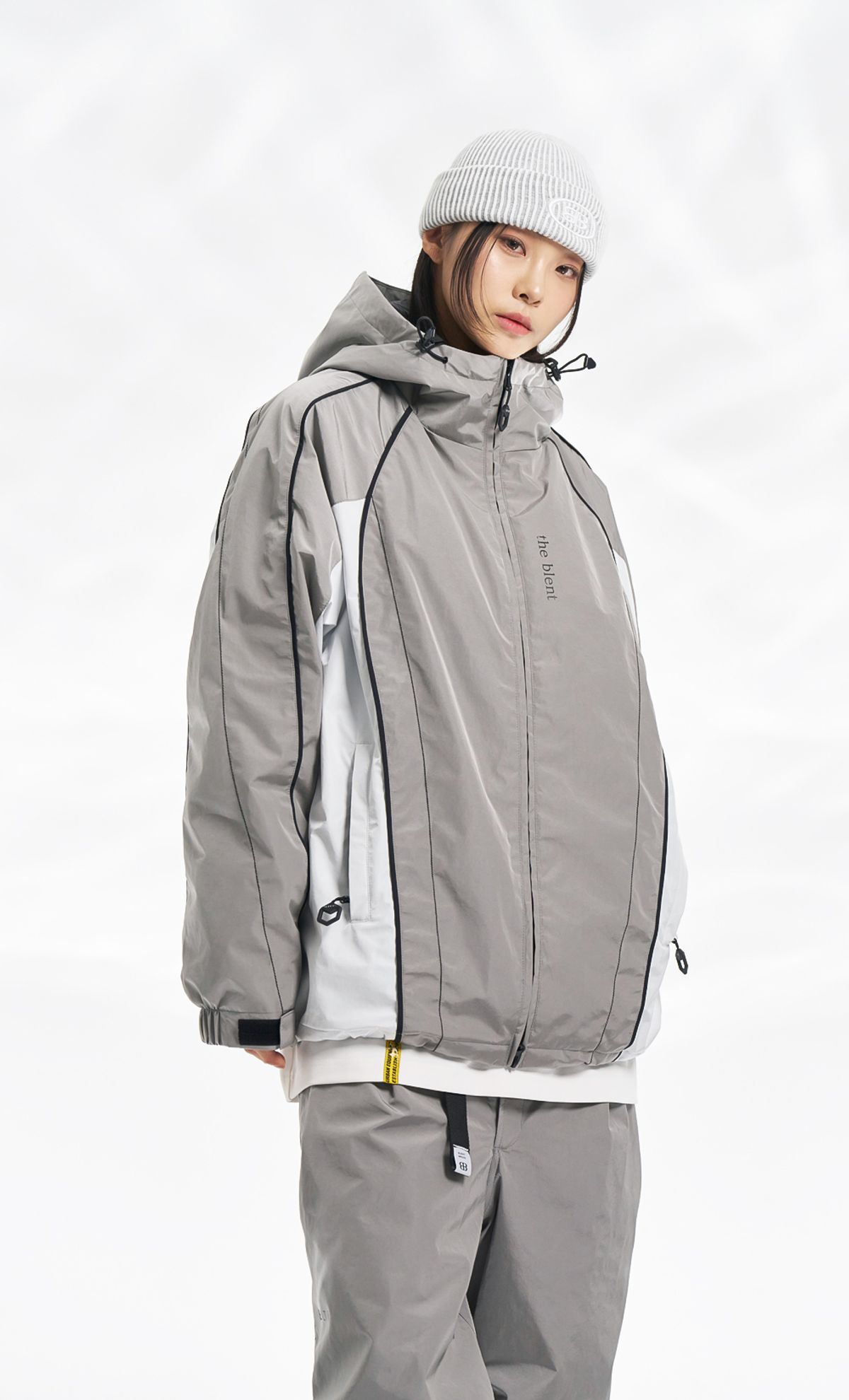 블렌트(BLENT) 2425 Vasti Jkt - Silver