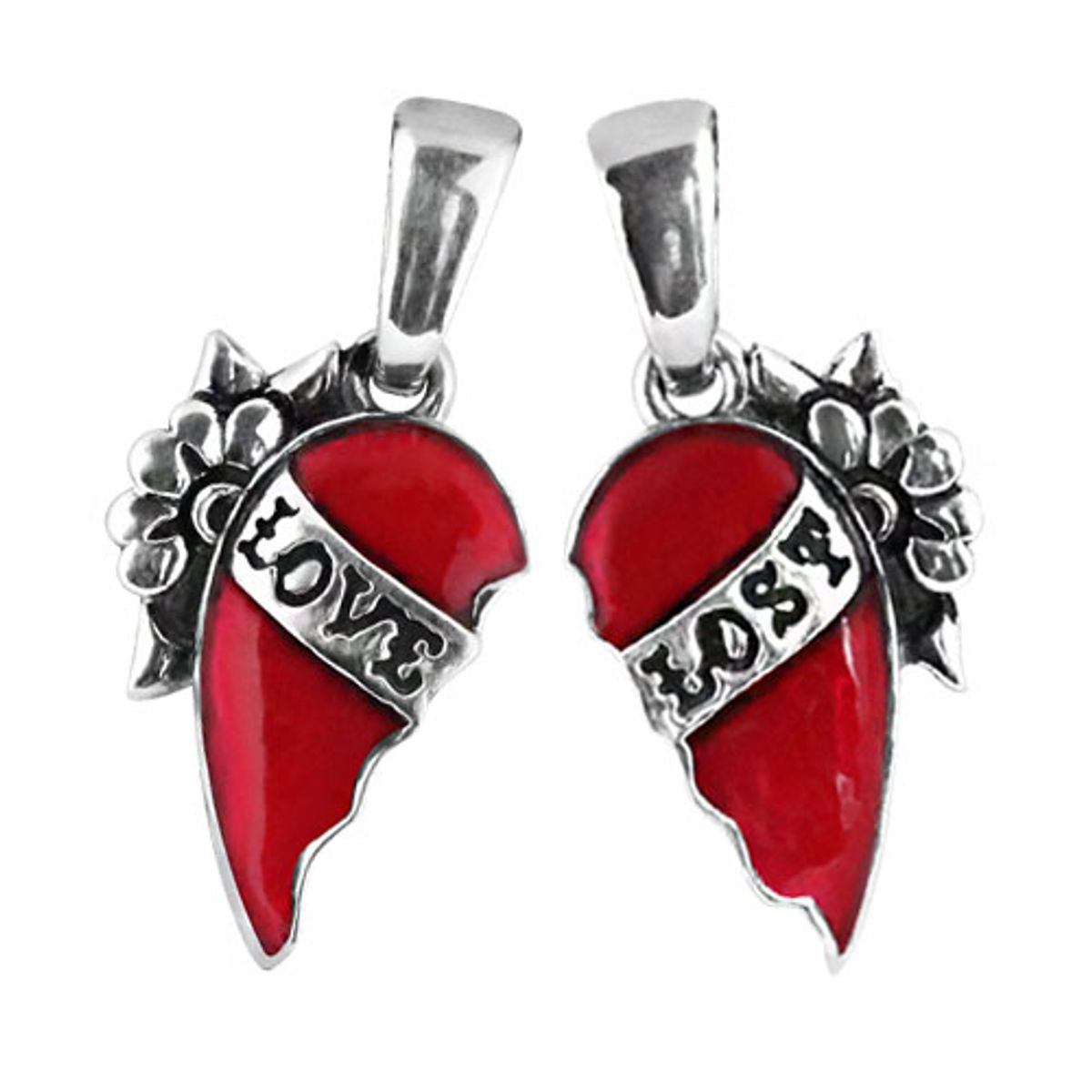 어나니머스아티즌(ANONYMOUS ARTISAN) Broken Heart Pendant- LOVE & LOST (2set)