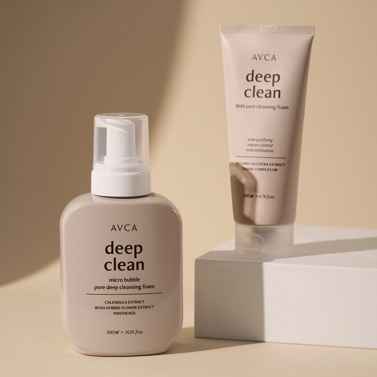 아브카(AVCA) 모공 딥 클린 바하 마이크로 버블 대용량 약산성 클렌징폼 500ml