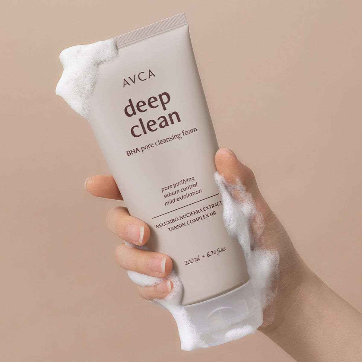 아브카(AVCA) 모공 딥클린 바하 클렌징 폼 200ml 2개