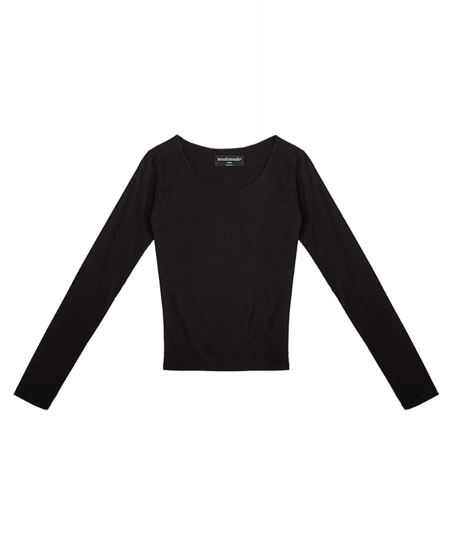 ★muahmuah★ LOGO LAYERED T-SHIRT SET BLACK MUSINSA | MUAHMUAH [SET] Logo Layered T-Shirt Set [Black]