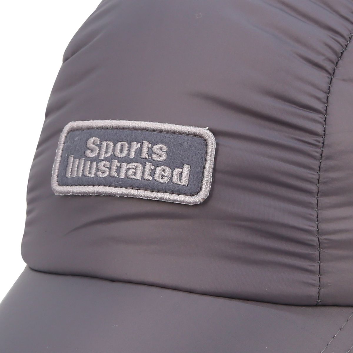스포츠 일러스트레이티드(SPORTS ILLUSTRATED) 우븐 플리스 안감 귀달이 모자 (다크그레이)