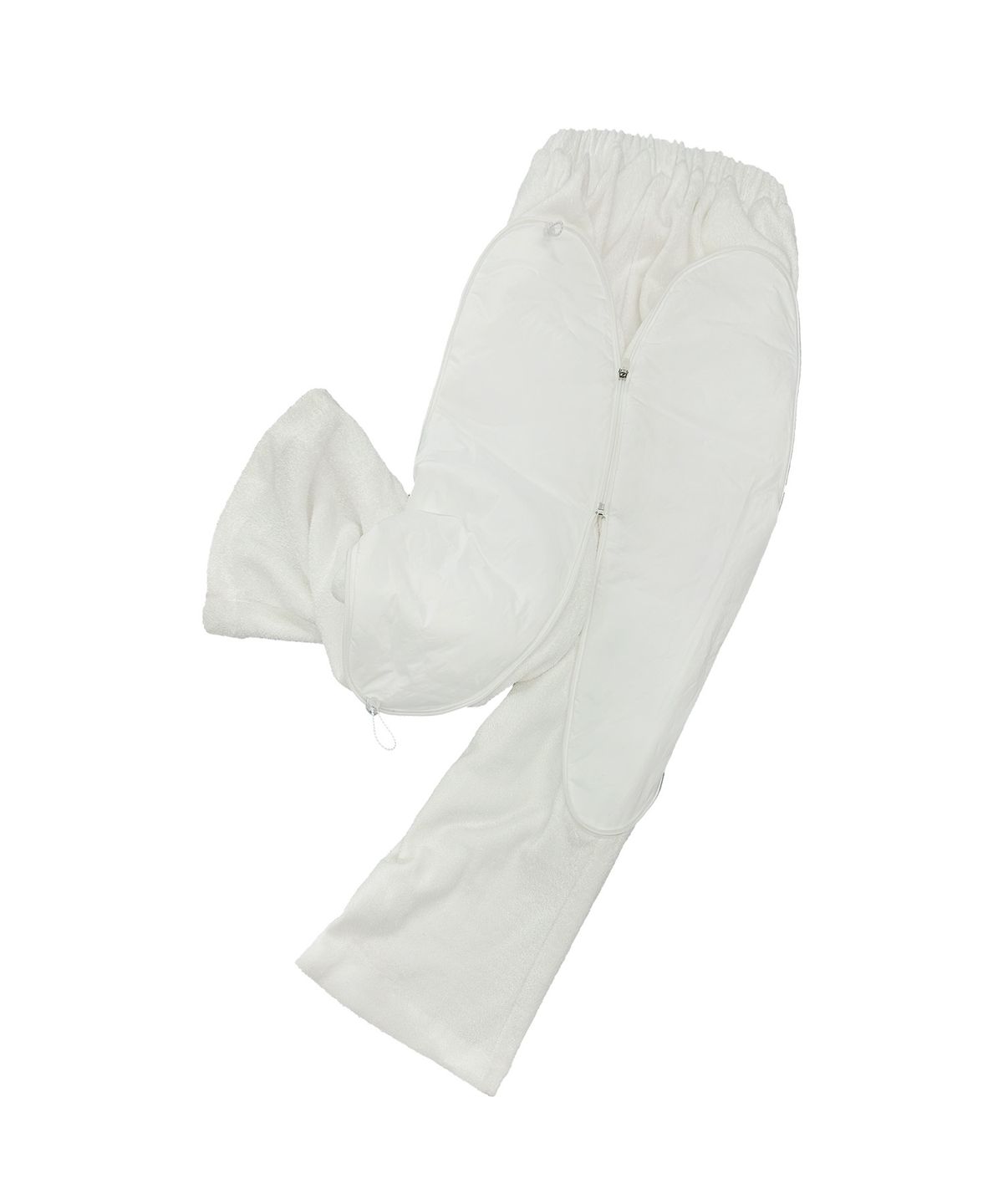 오호스(OJOS) OJOS X GATA Deformable Terry Pajama Trousers / White