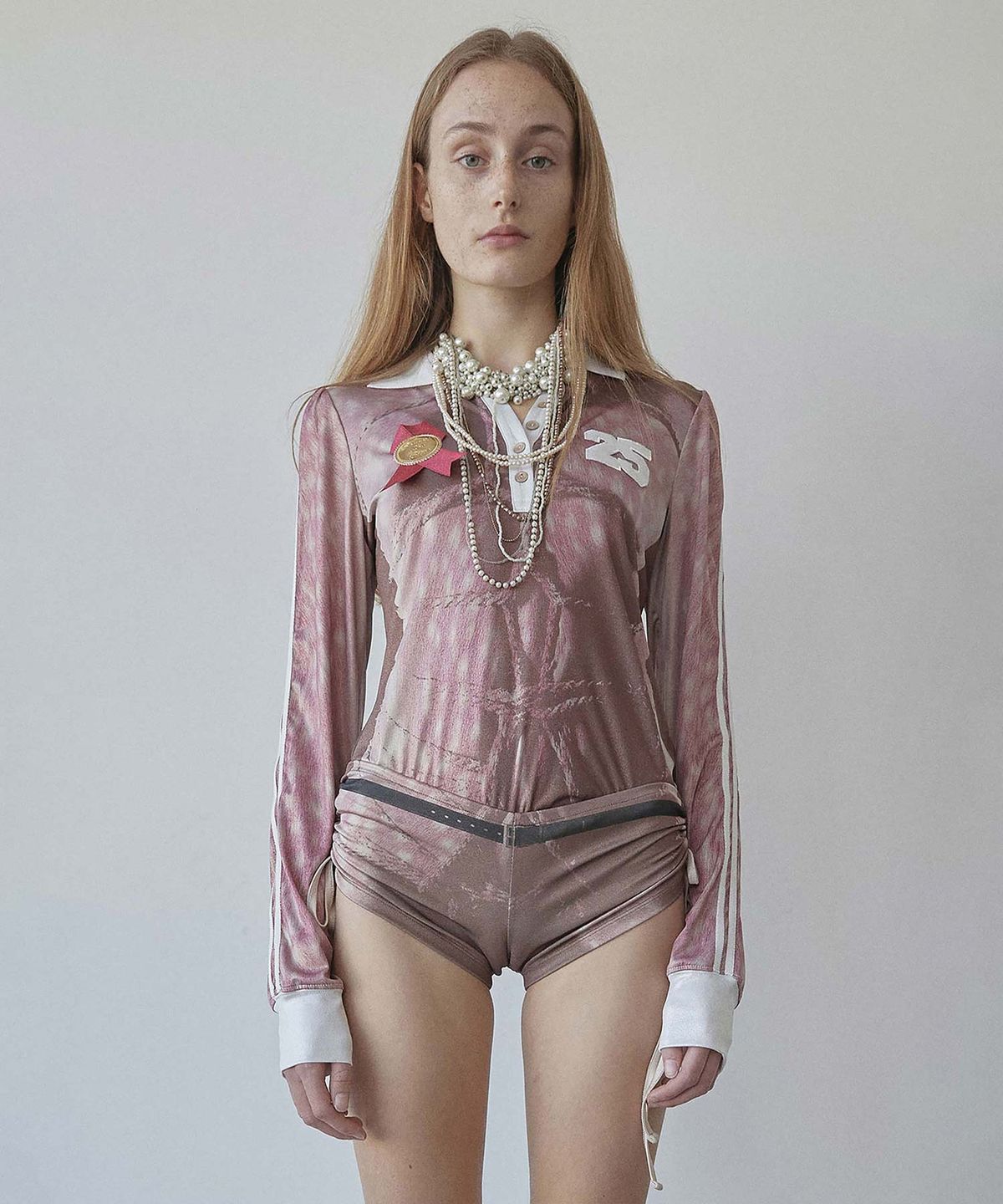스컬프터(SCULPTOR) Rudolph Jersey Tee Pink