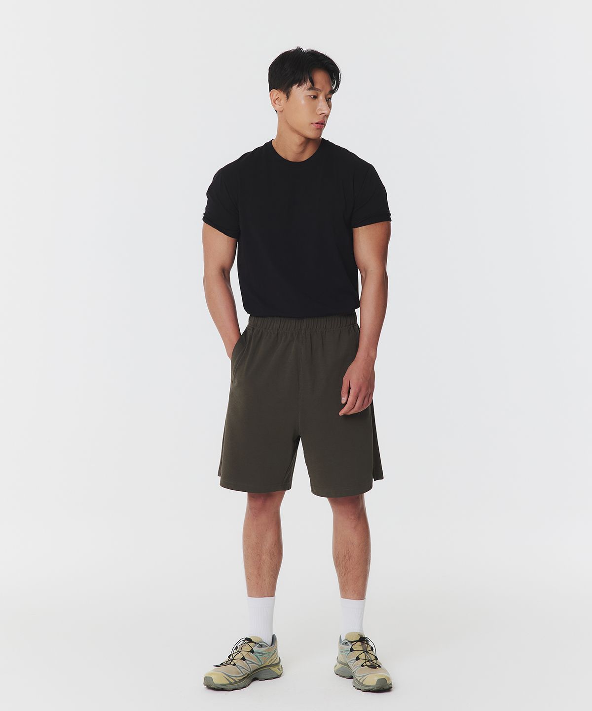 무신사 스탠다드 스포츠(MUSINSA STANDARD SPORTS) 코튼메쉬 9인치 쇼츠 (3color)